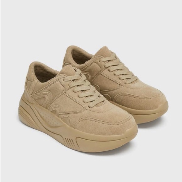 zara platform sneakers